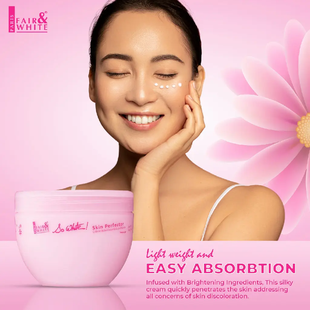 F&W SO WHITE CREAM SKIN PERFECTOR 250ML - 04.webp