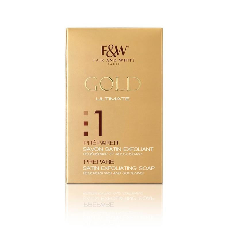 Fair & White Gold Satin Exfoliating Soap 200g