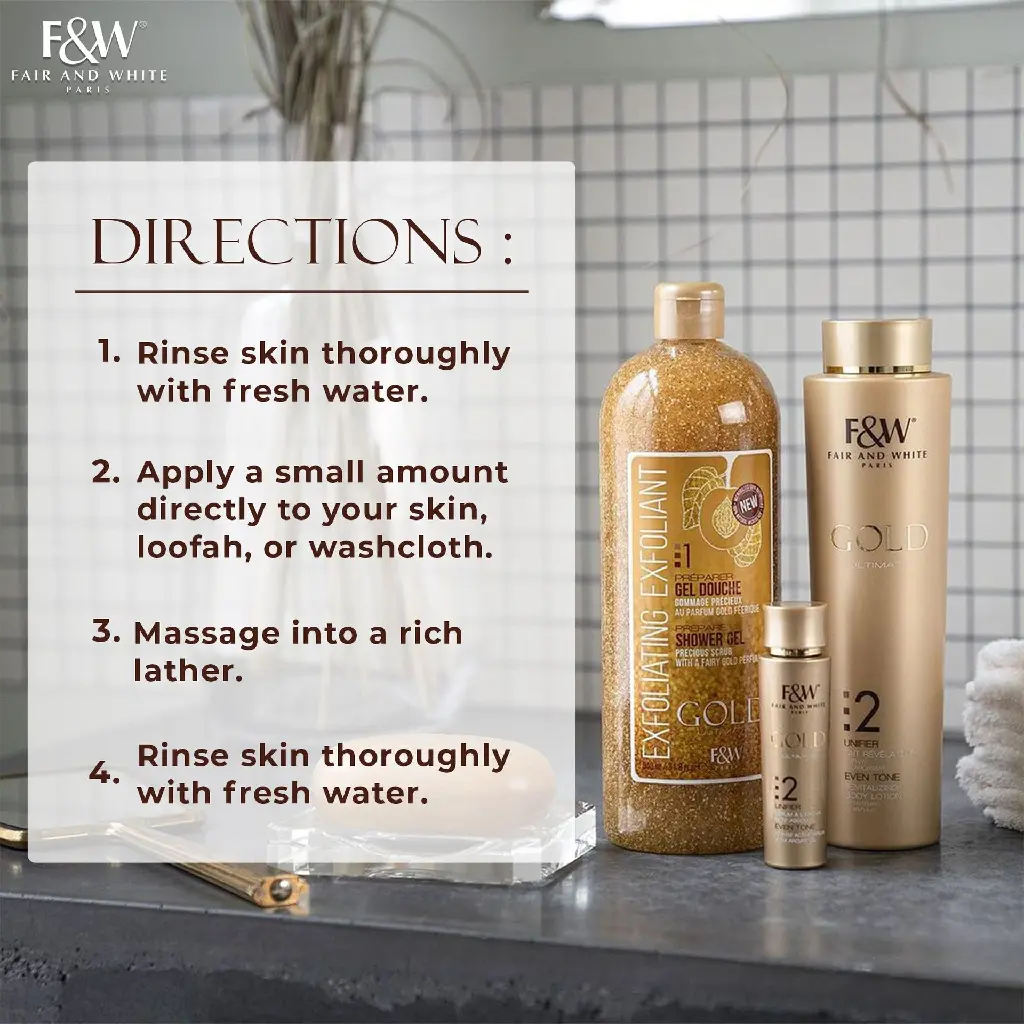 F&W GOLD SHOWER GEL PRECIOUS SCRUB 940ML - 06.webp