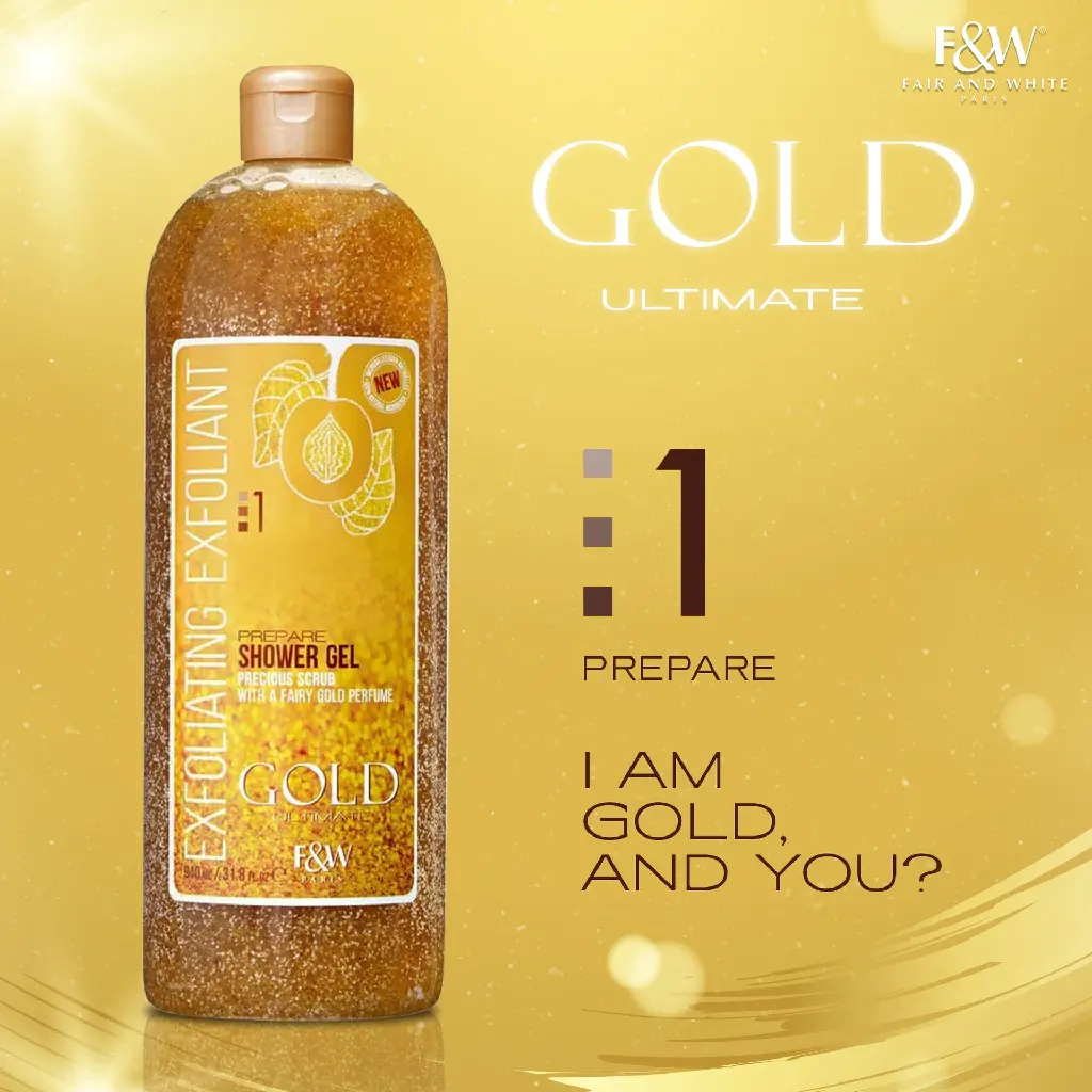 F&W GOLD SHOWER GEL PRECIOUS SCRUB 940ML - 03.webp