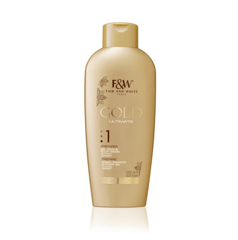 Fair & White Gold Argan Shower Gel 1000ml
