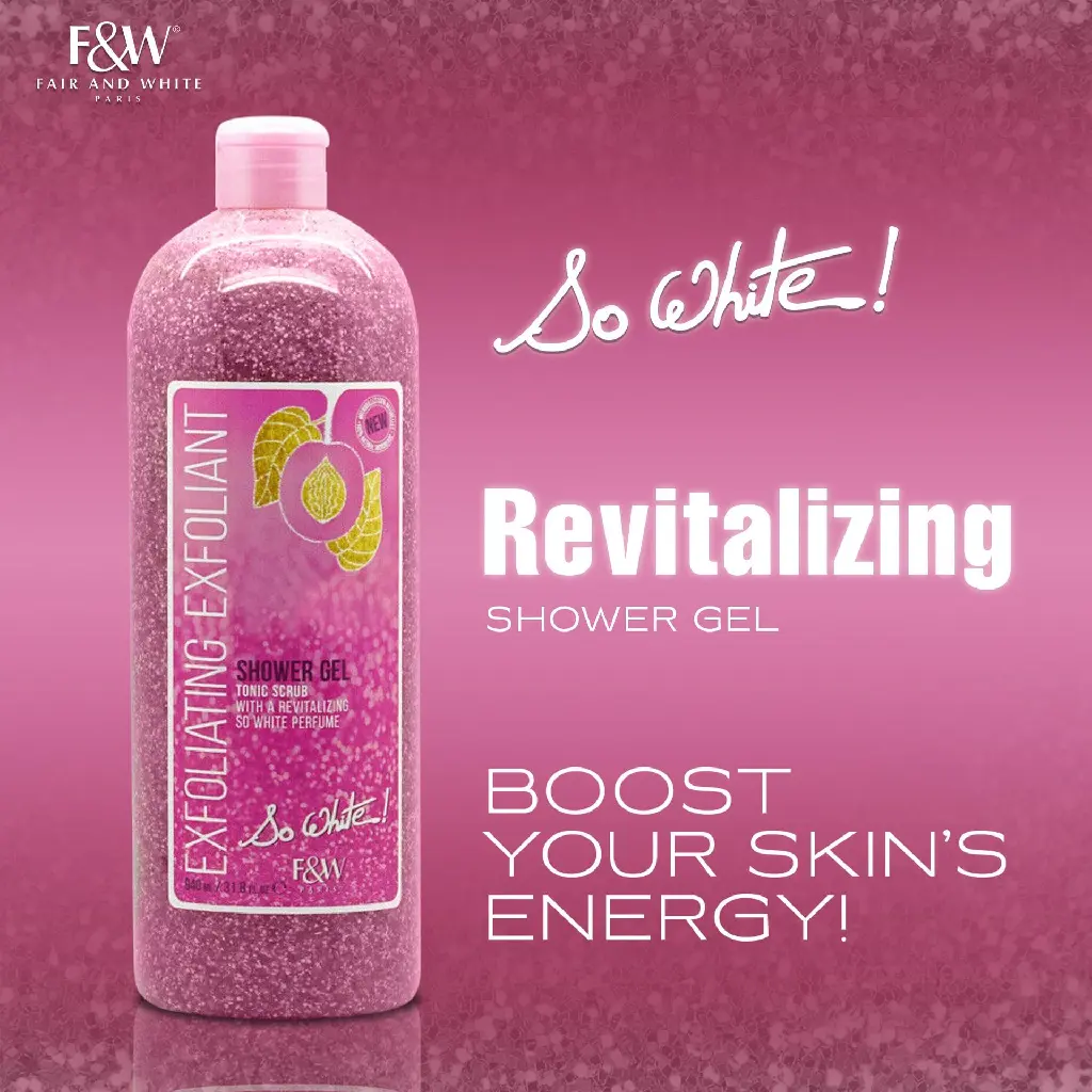 F&W SO WHITE SHOWER GEL TONIC SCRUB 940ML - 04.webp
